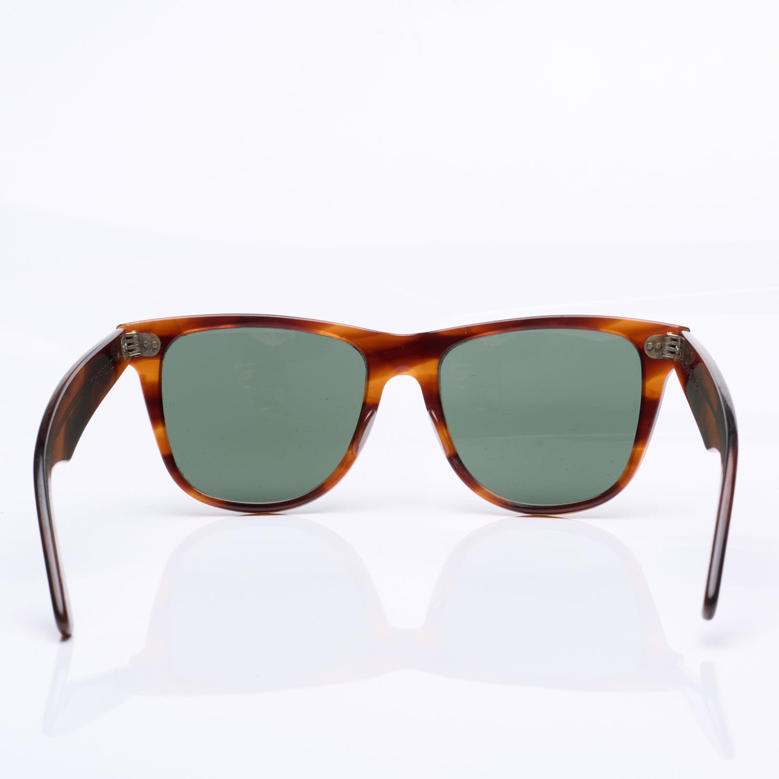 Vintage B&L RAY BAN Wayfarer II Tortoise Gray G-15 Lenses Sunglasses 54mm
