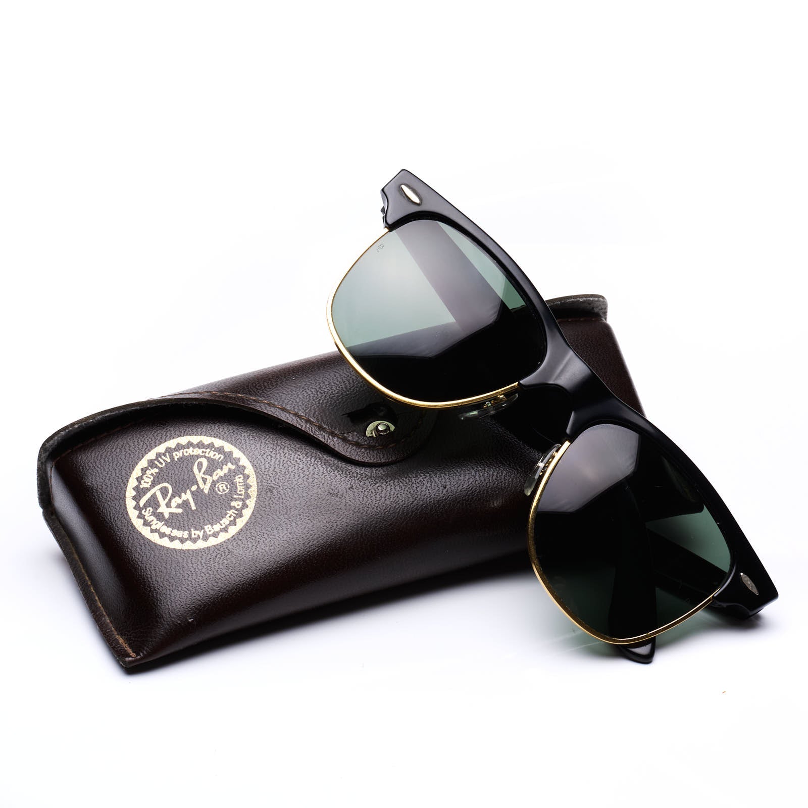 Store Vintage B & L Ray-Ban Wayfarer Hard Rock Sunglasses Black Honolulu