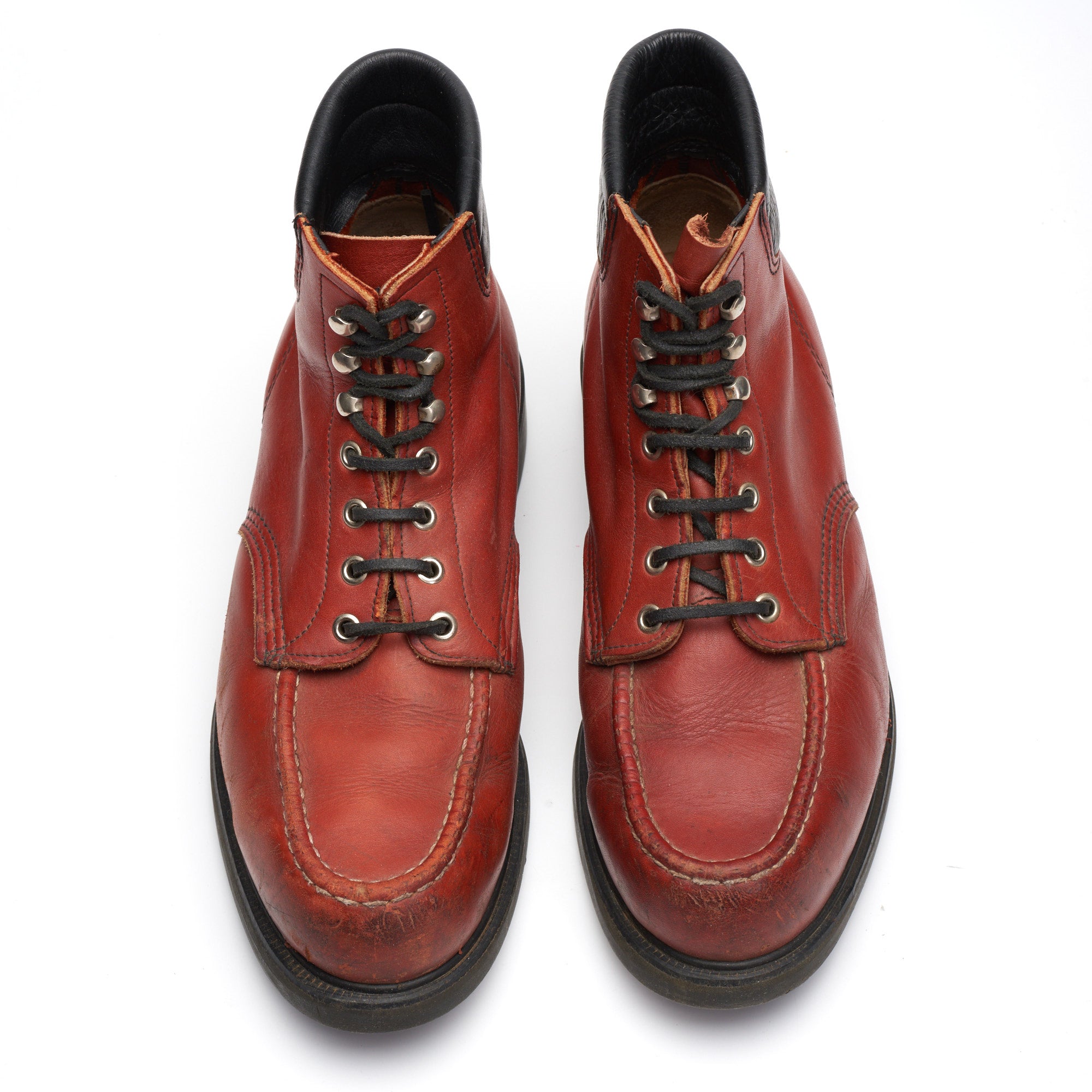 Rare Vintage RED WING Style 202 Moc Toe SuperSole Boots US 10