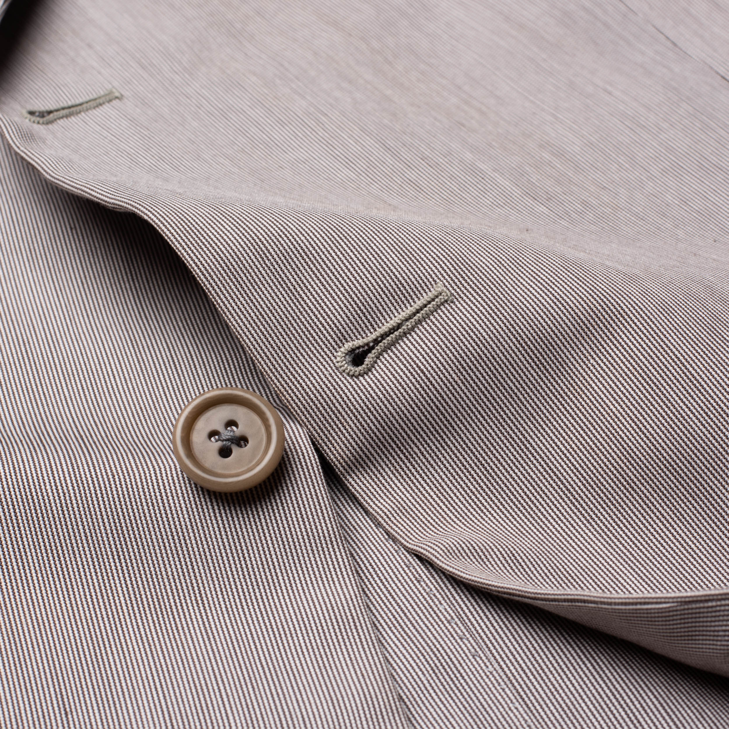 CASTANGIA 1850 Gray Striped Cotton Summer-Spring Suit EU 48 NEW US 38 CASTANGIA