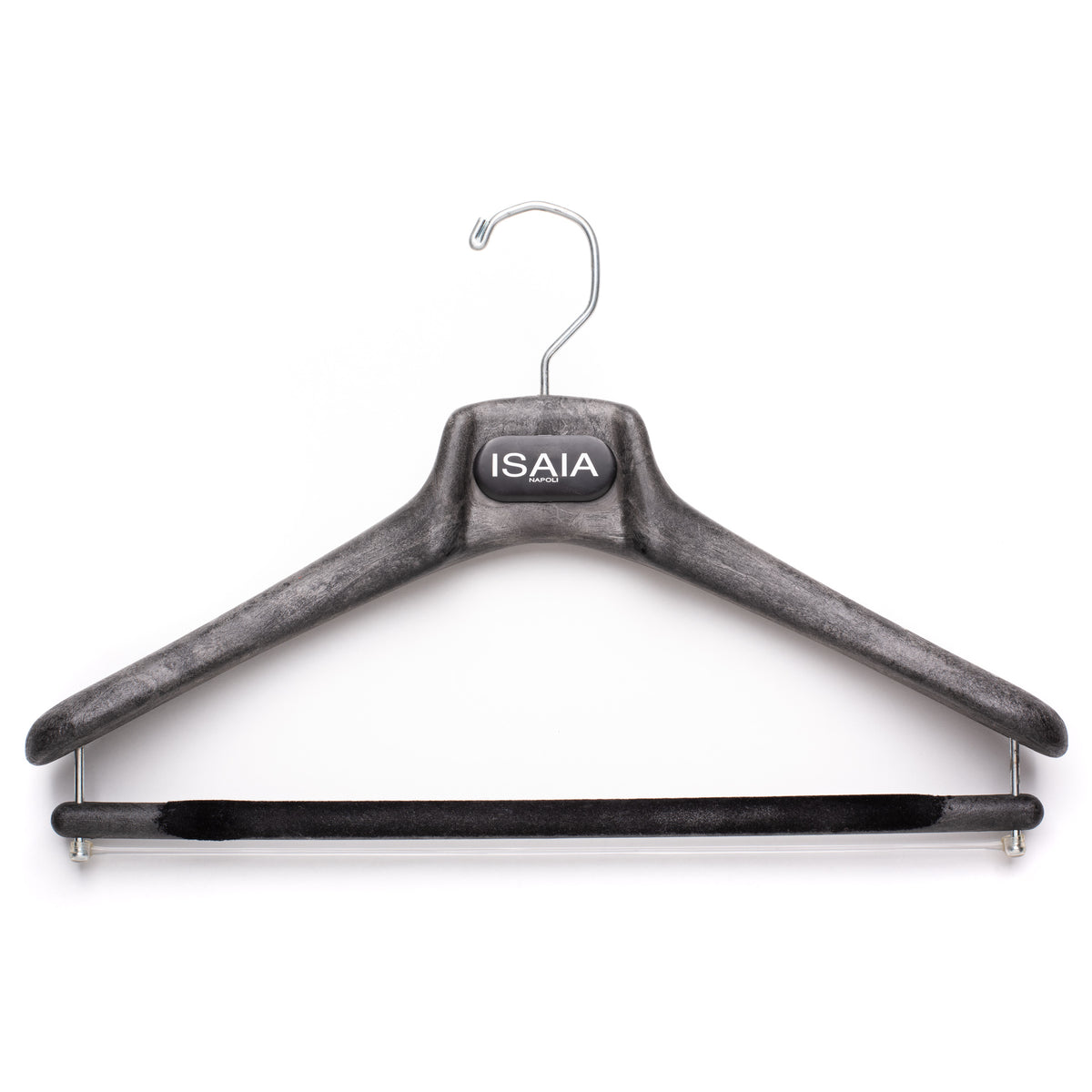 Black Plastic Coat Hanger