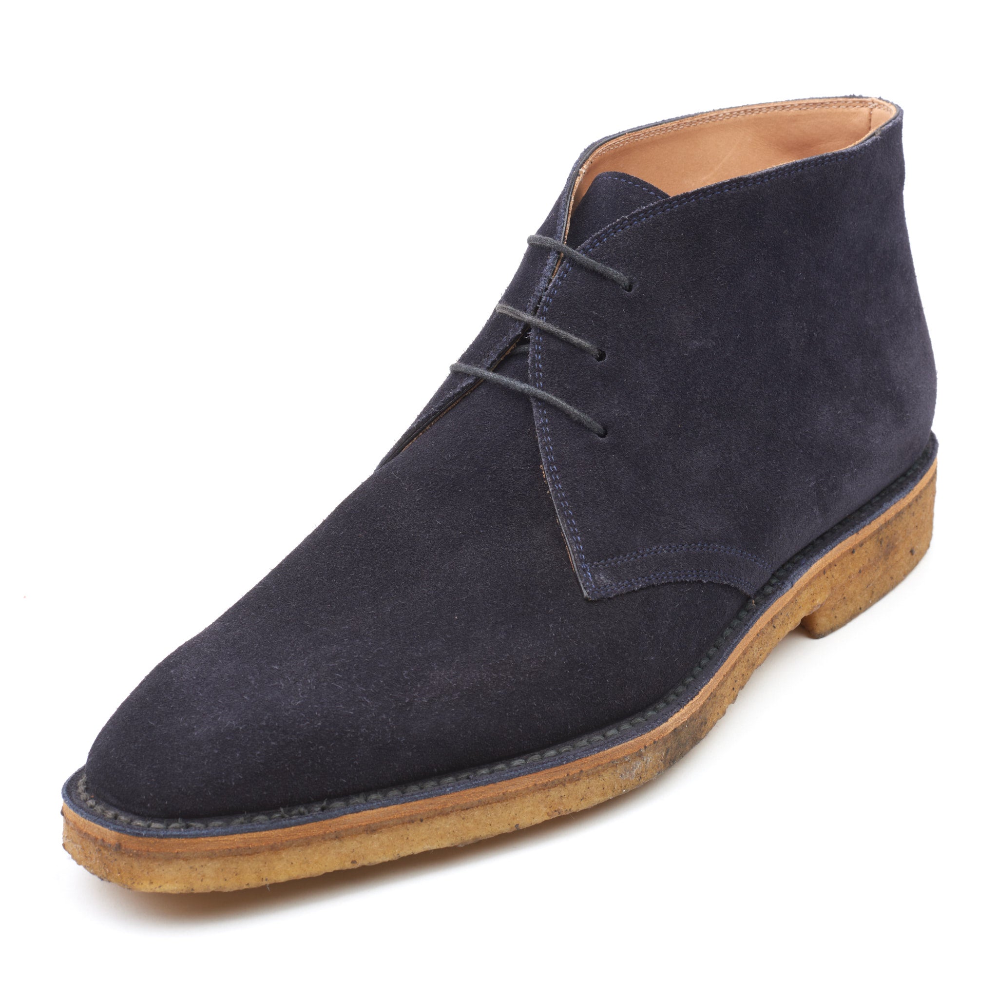 Blue suede shoes on sale boots