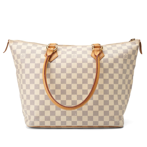 Louis+Vuitton+Neverfull+Tote+MM+Blue%2FWhite+Canvas for sale online