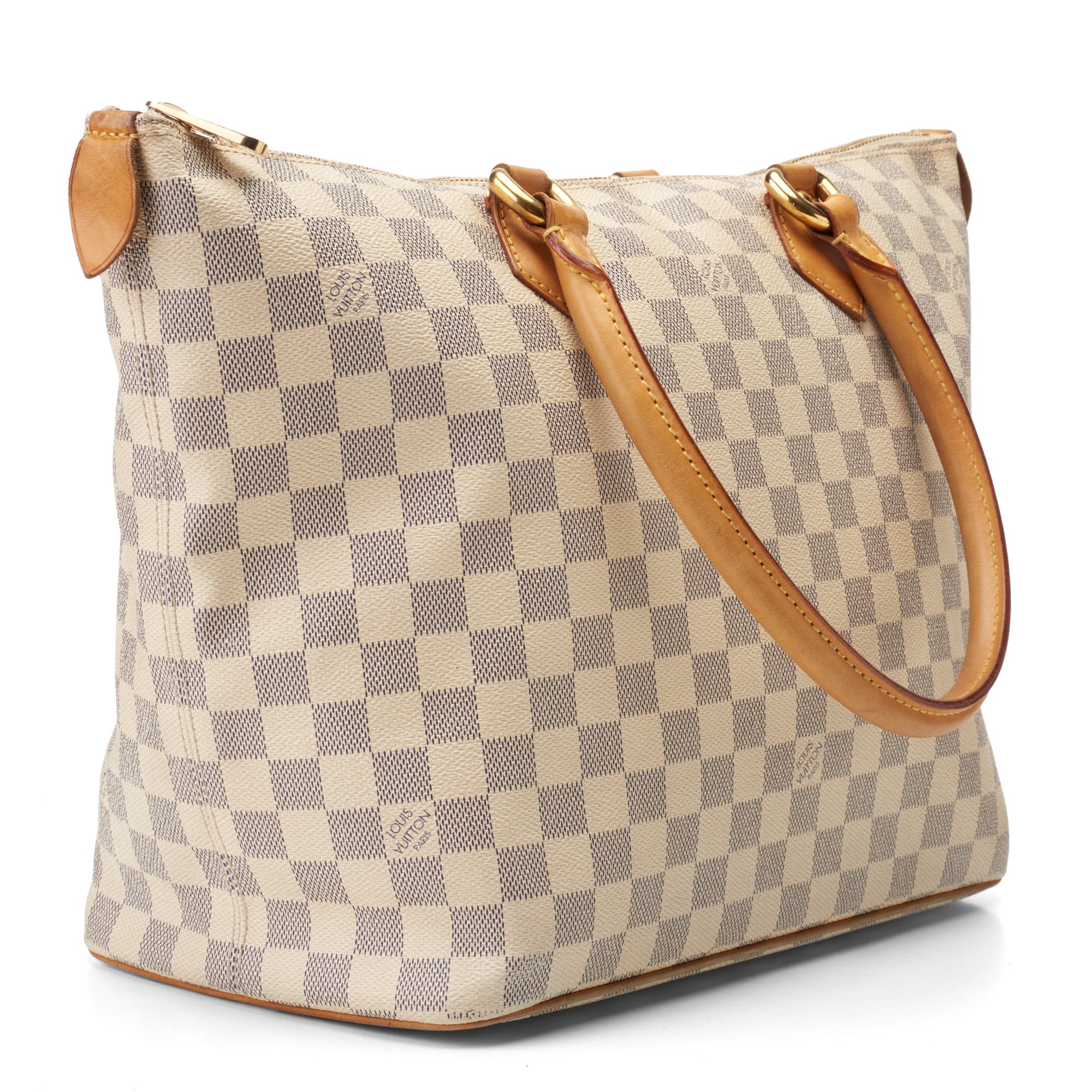 Authentic Louis Vuitton Damier Azur Saleya mm Shoulder Bag