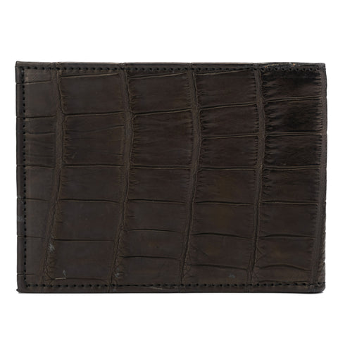 Fashionable Crocodile Pattern Short Wallet With Multiple Card
